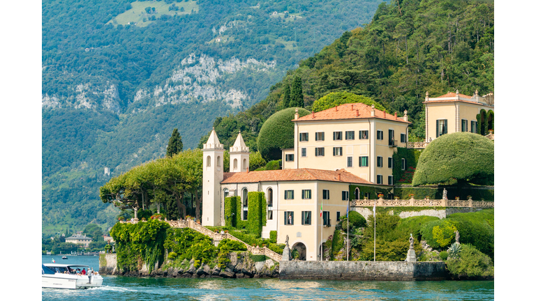 Villa del Balbianello in Lenno on Lake Como, Italy