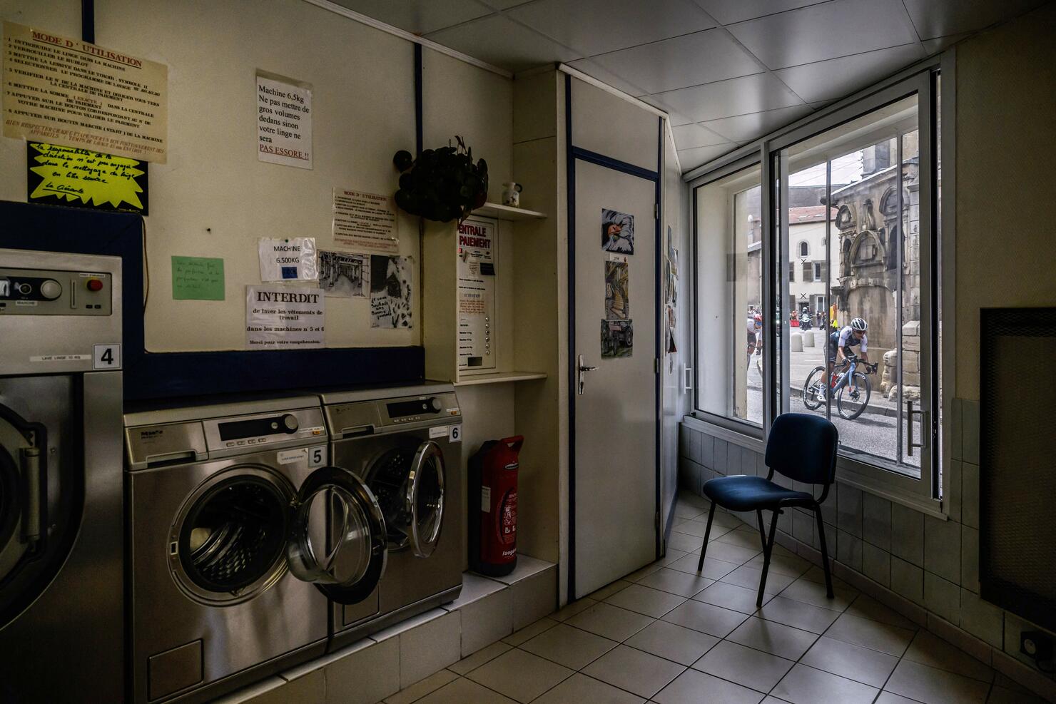Explosion at a Laundromat . . . When a Lighter Was Left in a Pocket