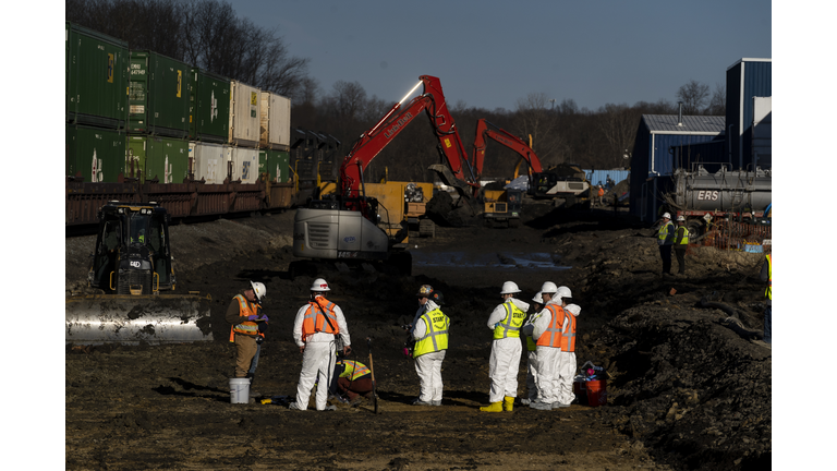 Cleanup Continues In East Palestine, Ohio Weeks After Disastrous Derailment Spilled Hazardous Material