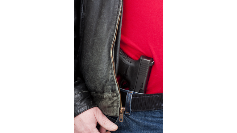 Concealed (Mexican Carry) Firearm Under Jacket