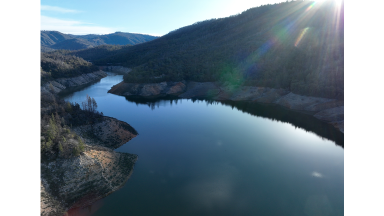 Lake Oroville, California's Second Largest Reservoir, Sees Dramatic Rise After Storms