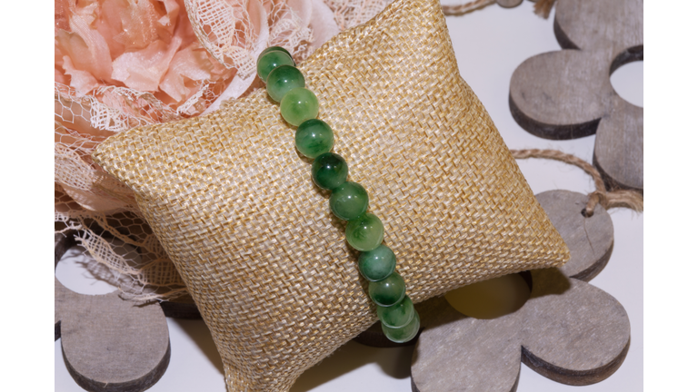 moss agate natural stone bracelet