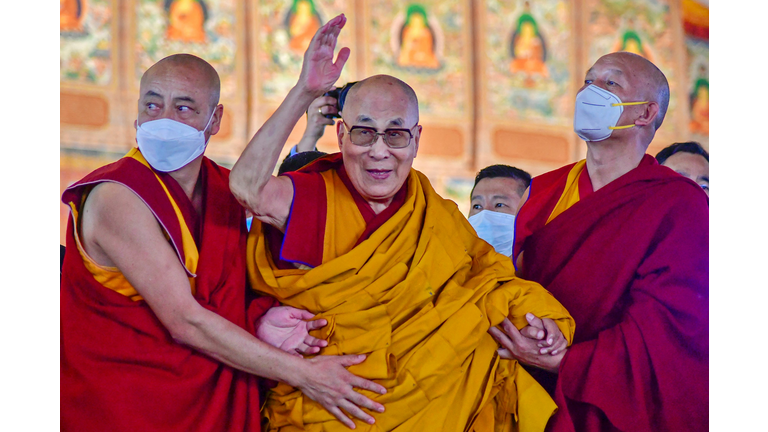 TOPSHOT-INDIA-RELIGION-DALAI LAMA