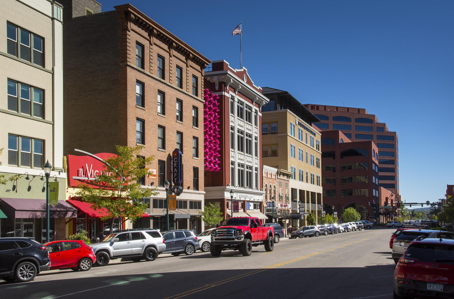 Historic Tejon Street, Downtown, Colorado Springs, Colorado