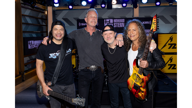 Metallica Visits SiriusXM's 'The Howard Stern Show'