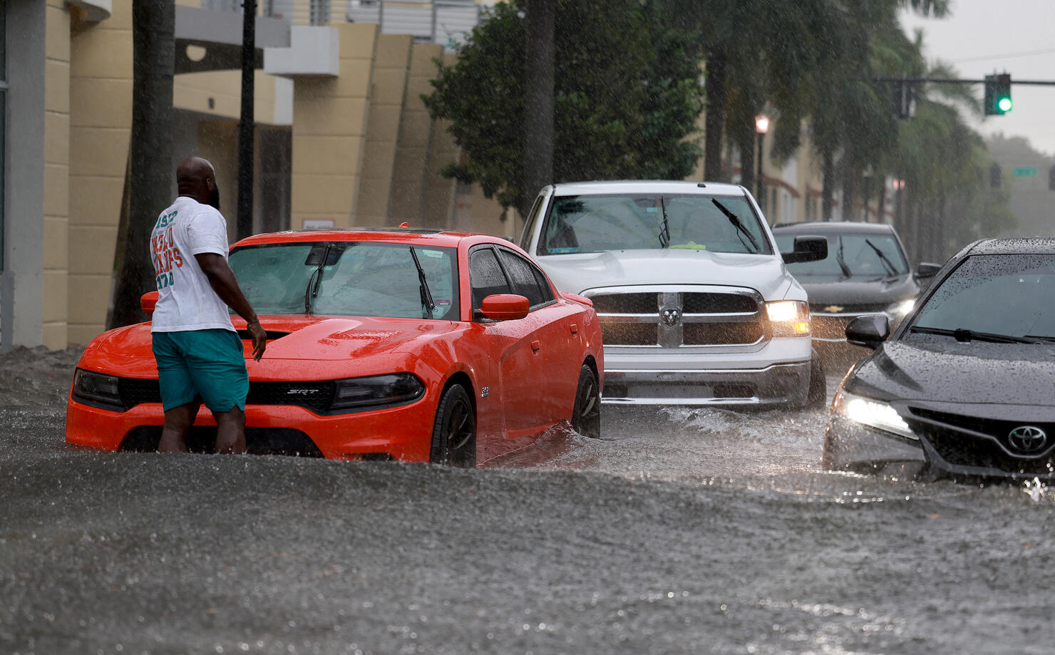 Severe Weather Passes Through South Florida