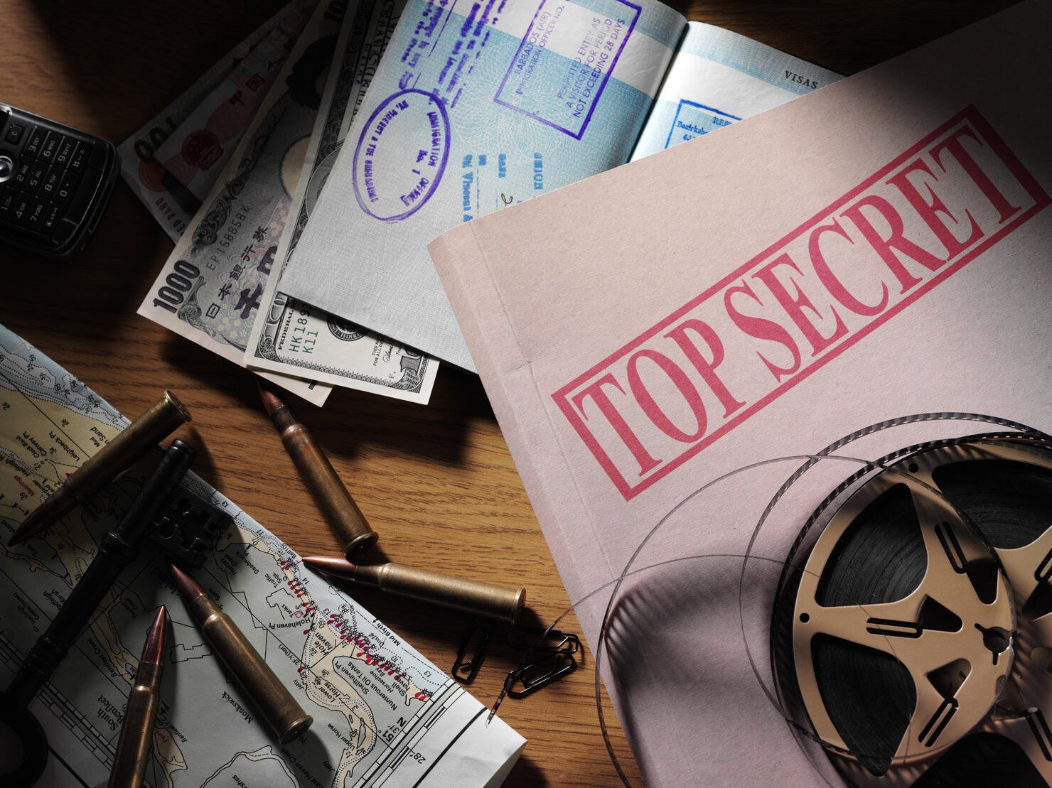 Top Secret Document in a Office
