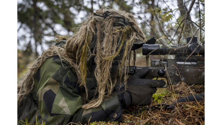 Training Drill Of Stockholm Amphibious Regiment And Forces From The US Marine Corps