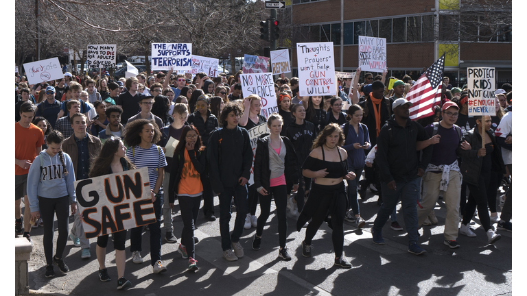 Across U.S., Students Walk Out Of Schools To Address School Safety And Gun Violence