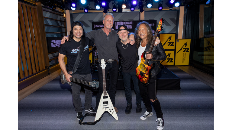 Metallica Visits SiriusXM's 'The Howard Stern Show'