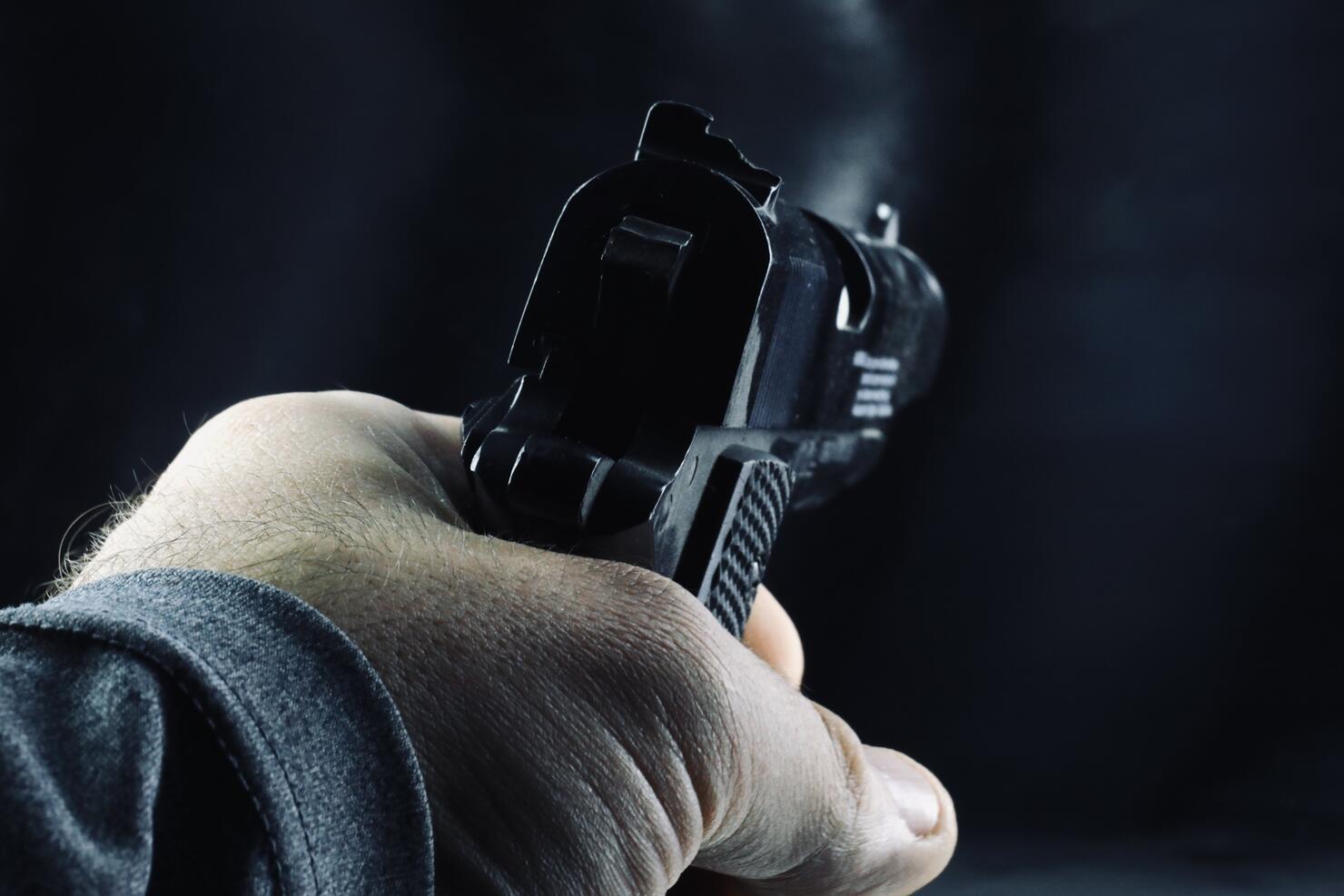 Pointing a loaded gun