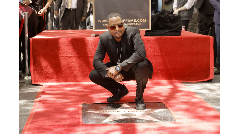 Martin Lawrence Honored With A Star On The Hollywood Walk Of Fame