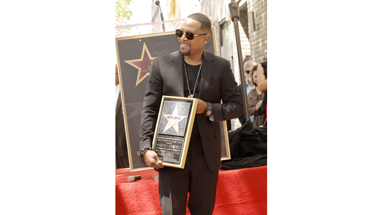 Martin Lawrence Honored With A Star On The Hollywood Walk Of Fame