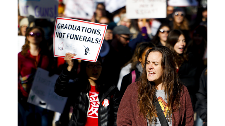 Activists Demonstrate Against Gun Violence At Colorado State Capitol