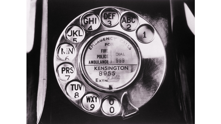 ROTARY PHONE DIALING RING, 1950S