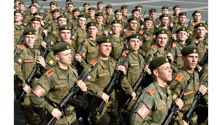 RUSSIA-HISTORY-WWII-PARADE-REHEARSAL