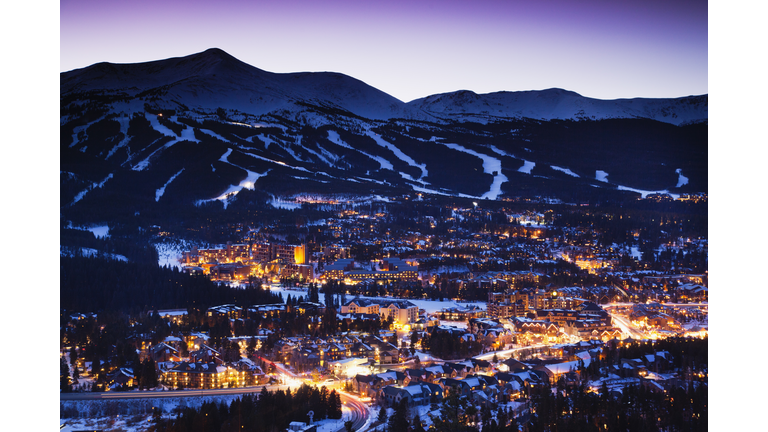 Breckenridge, town view from Mount Baldy