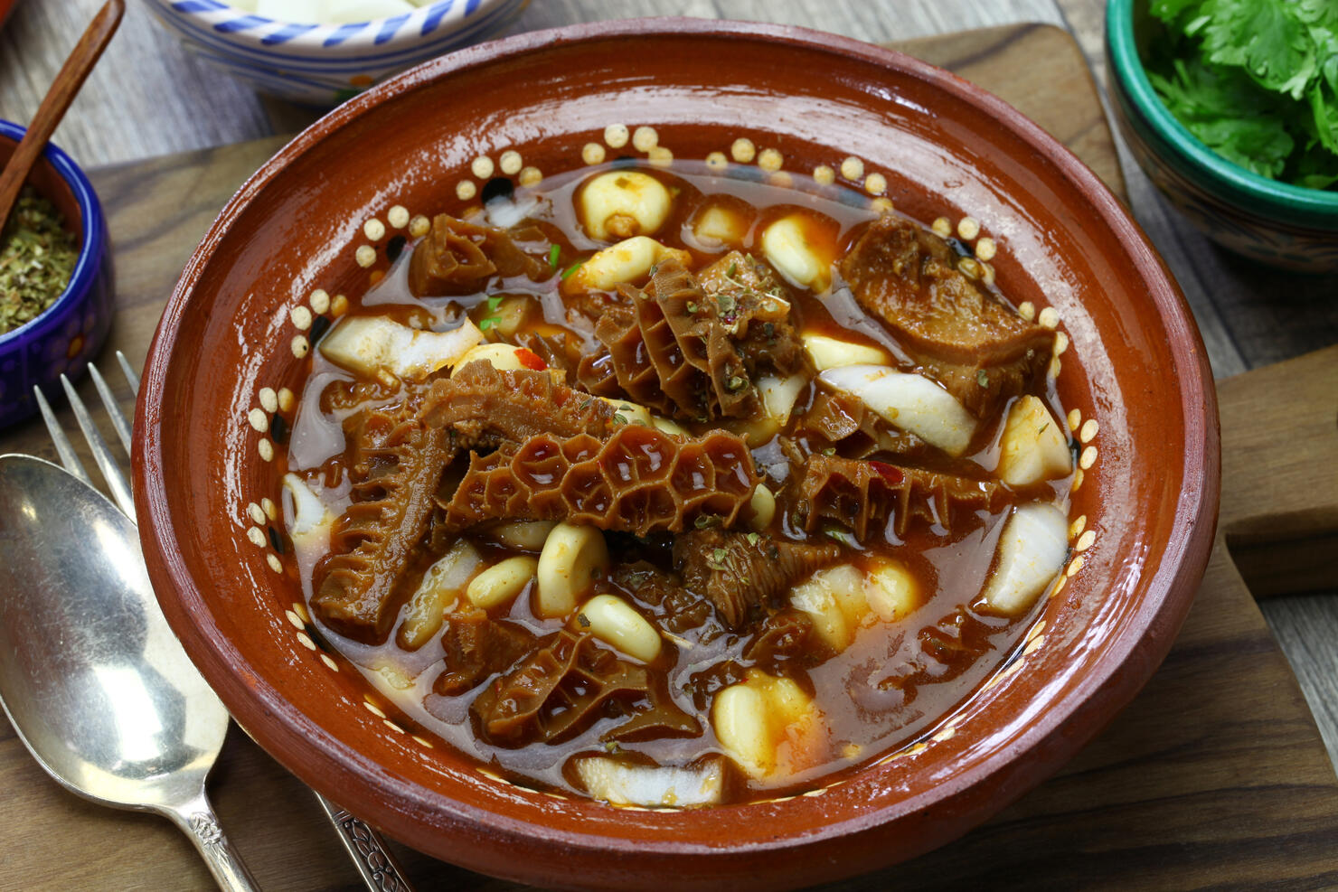 Menudo, mexican tripe soup