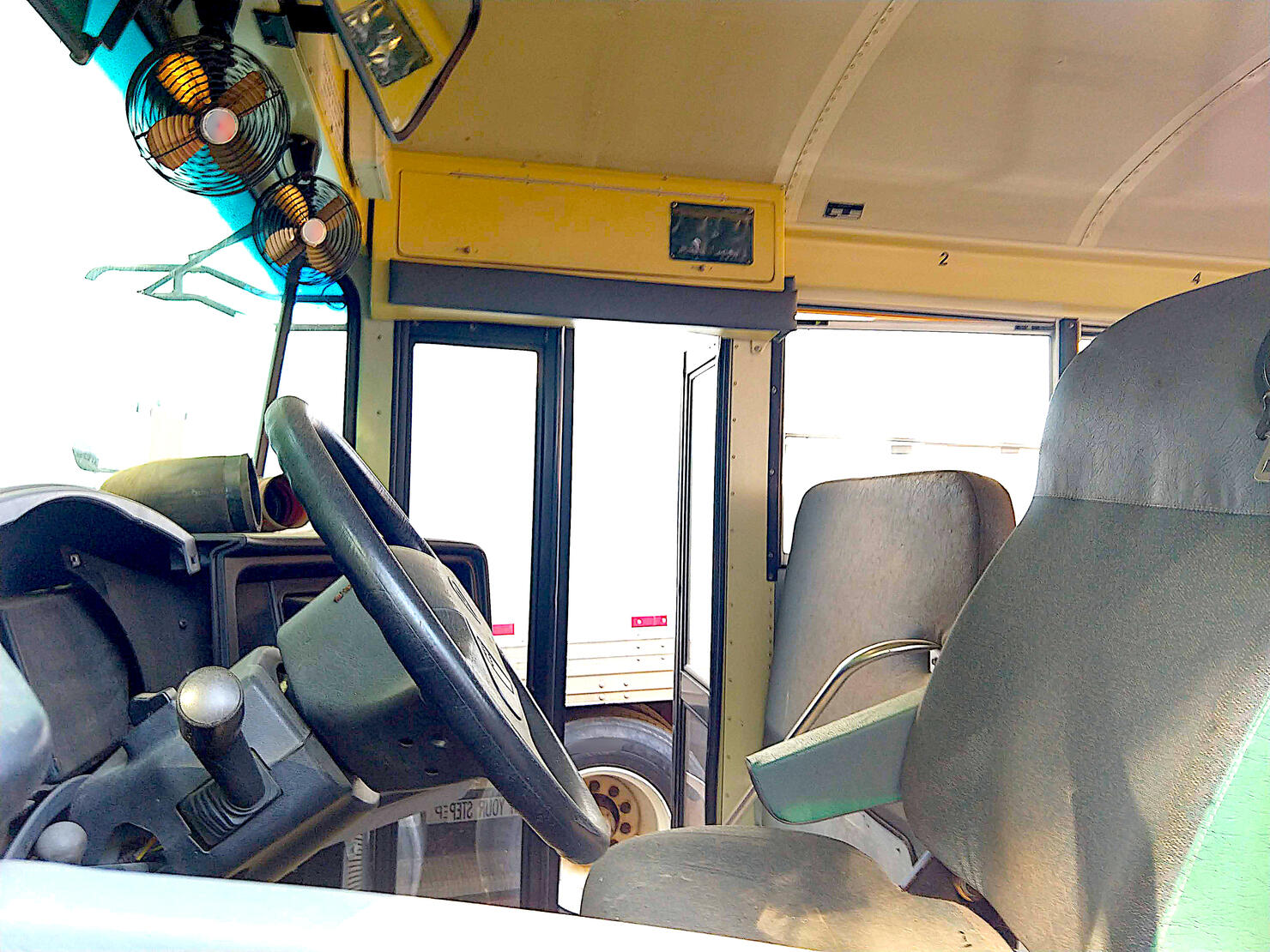 School Bus Driver's Seat
