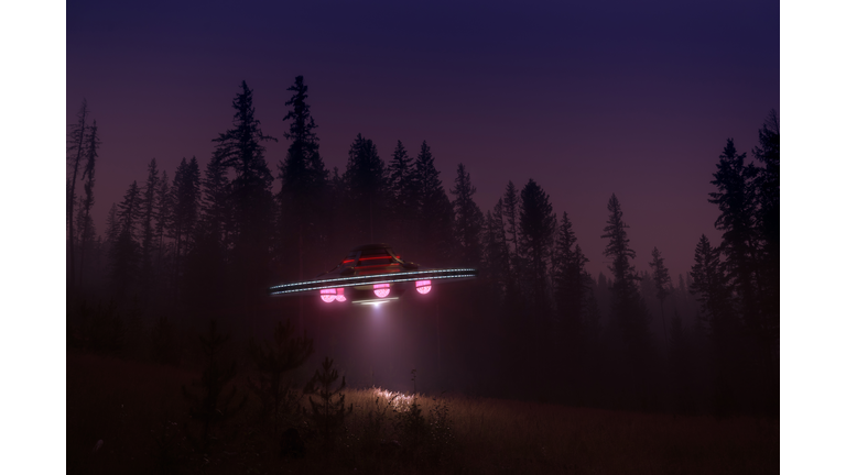 Ufo at night