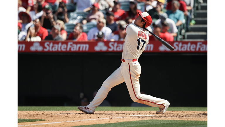 Oakland Athletics v Los Angeles Angels