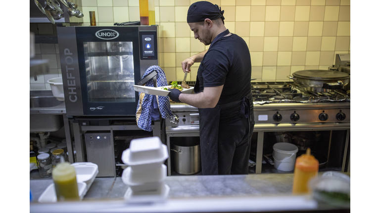 Restaurants Rely On Deliveries And Take-away To Stay Solvent During The Coronavirus Crisis