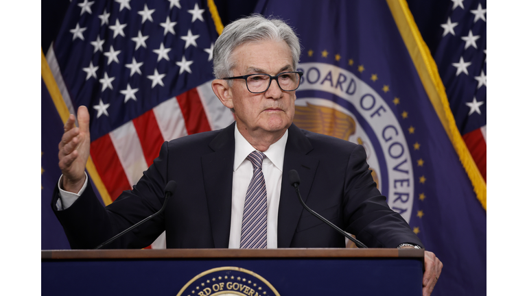 Fed Chair Jerome Powell Holds News Conference On Interest Rates