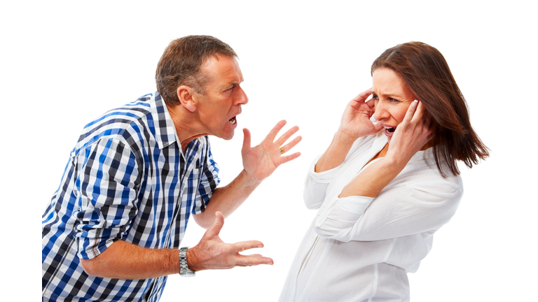 Relationship conflict - Woman gets earful from annoyed man