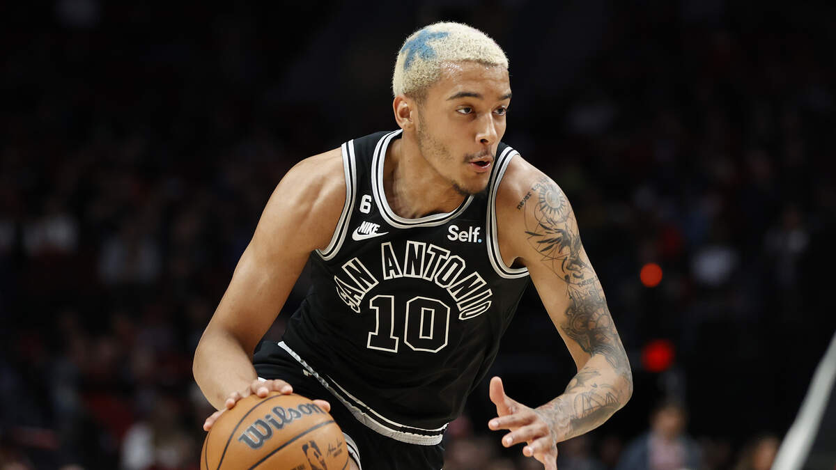 Spurs forward Jeremy Sochan is the NBA's most interesting rookie