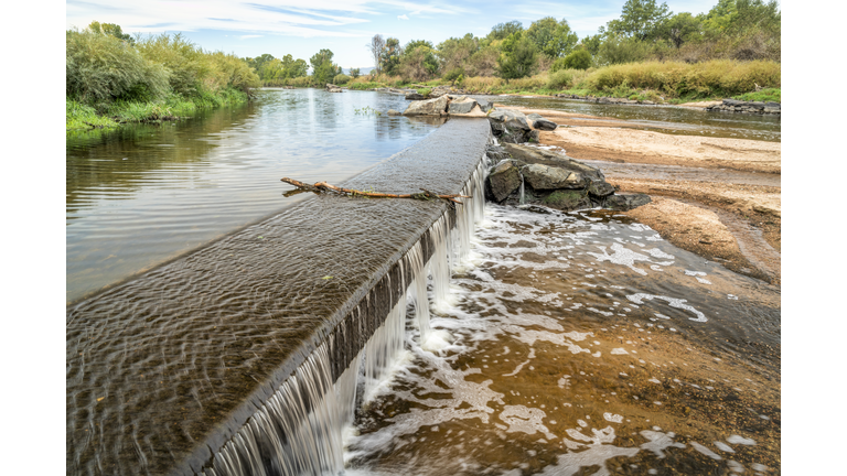 diversion dam in northern Colorado