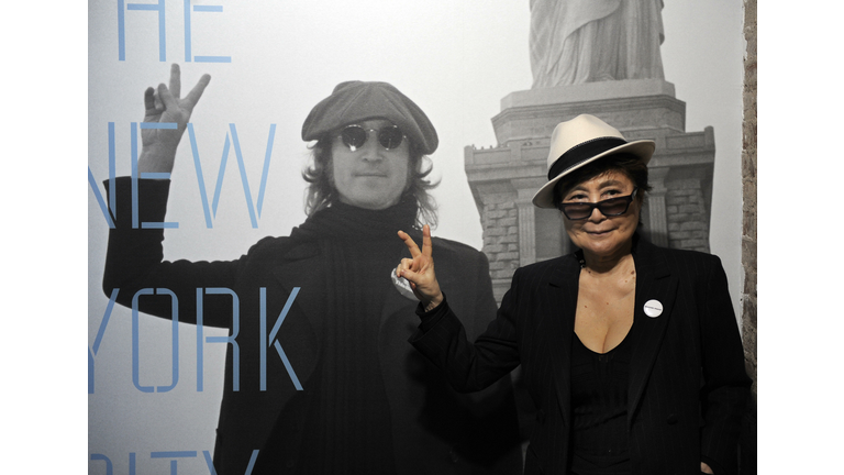 Yoko Ono, the widow of John Lennon, stan