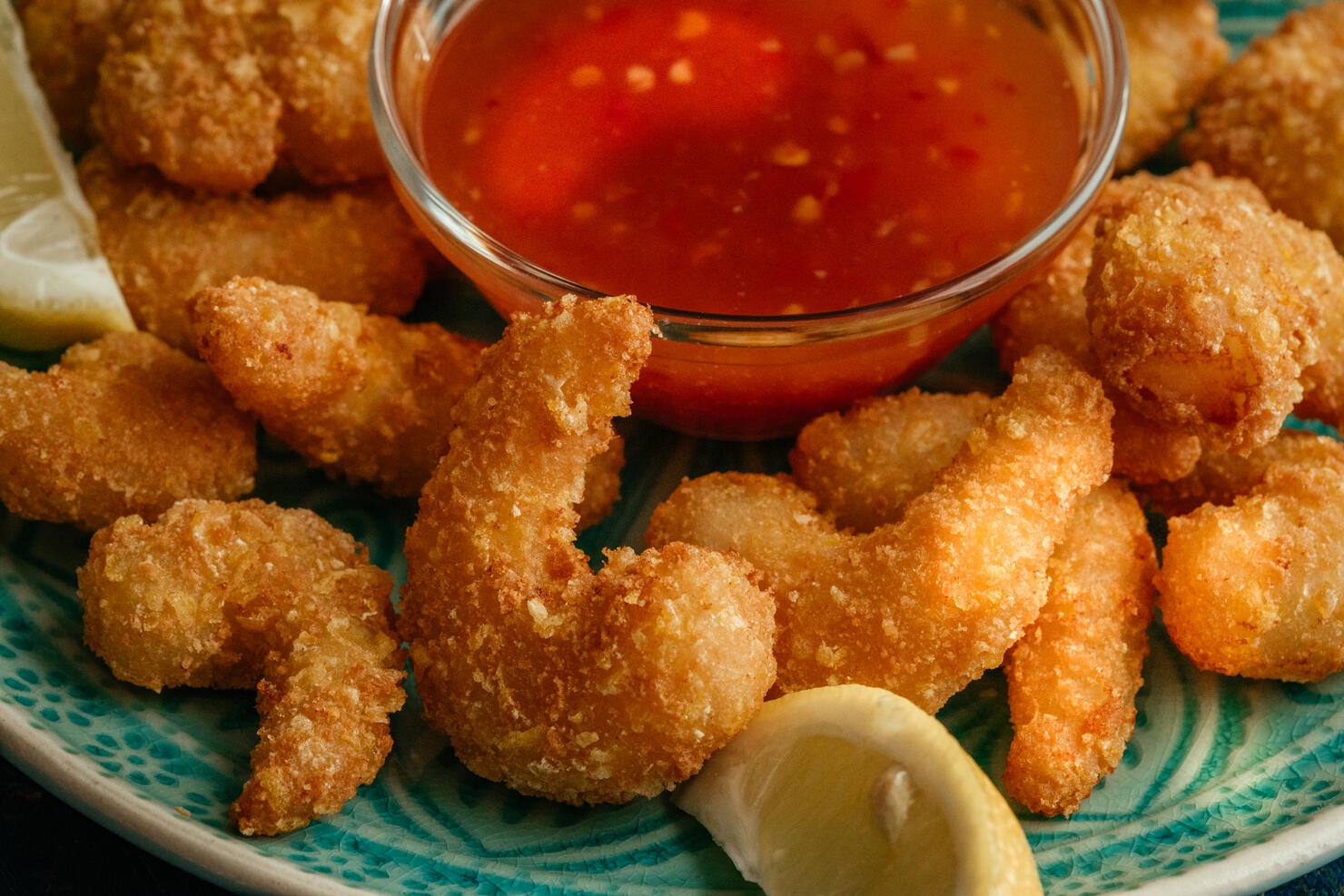 Asian Tempura Shrimps with Sweet Chili Sauce