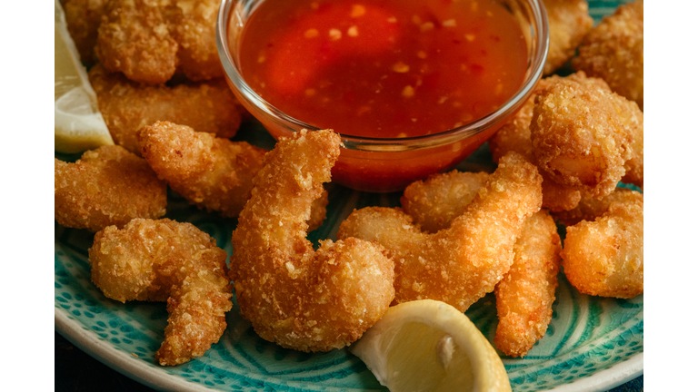 Asian Tempura Shrimps with Sweet Chili Sauce