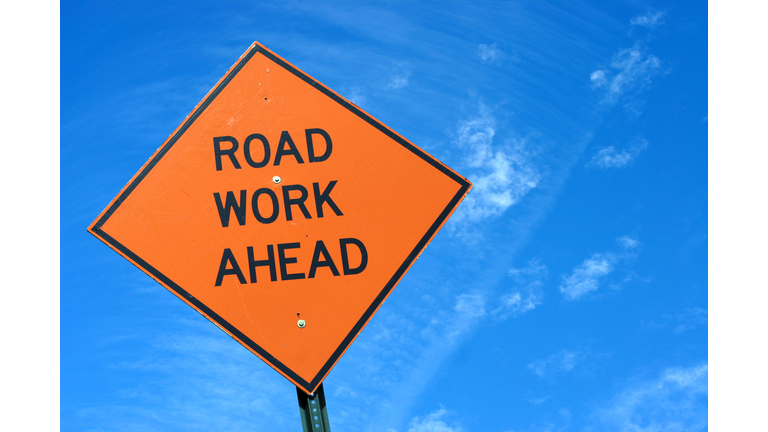 road work sign