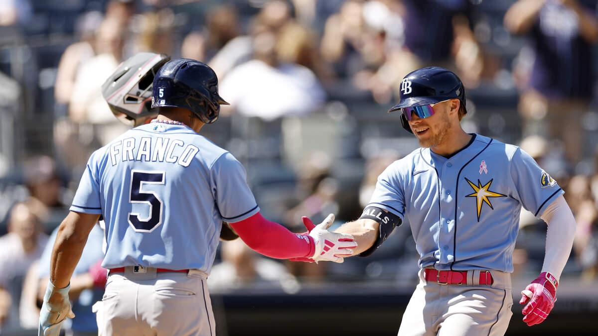 Taylor Walls' slam leads Rays past Yankees 8-7