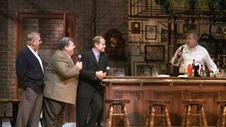 Norm And Cliff Sit At The Cheers Bar One Last Time