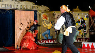 99 Year Old Woman Gets Wish Of Having Knives Thrown At Her