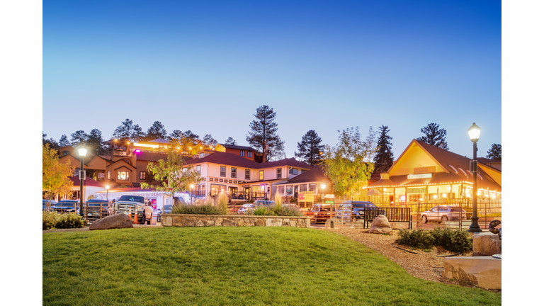 Downtown Estes Park Colorado USA