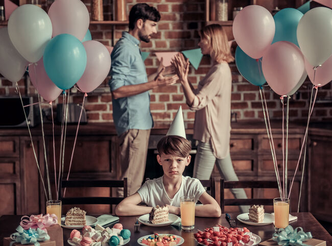 Family quarrel during birthday