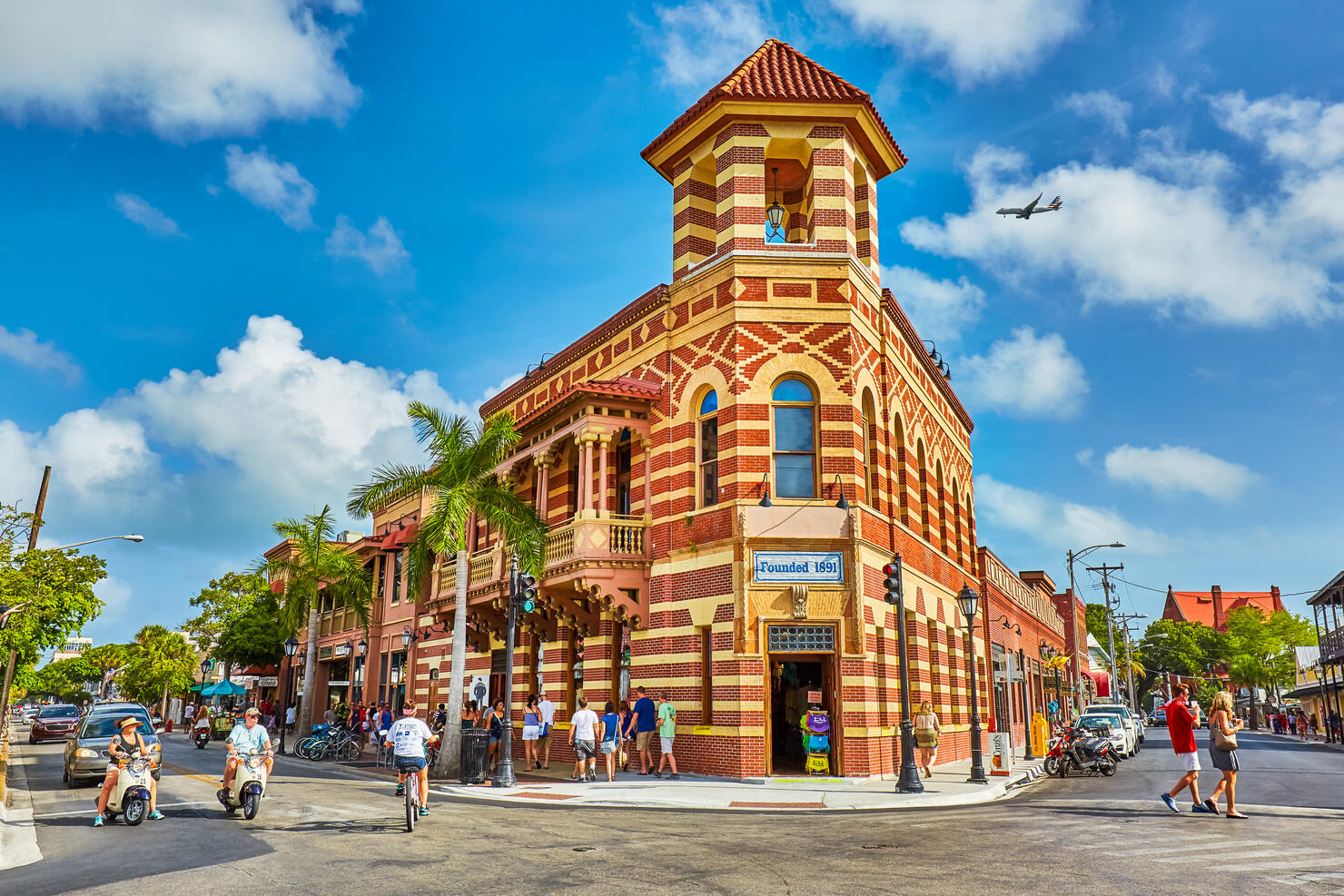 Historic brick building,Key West,Florida