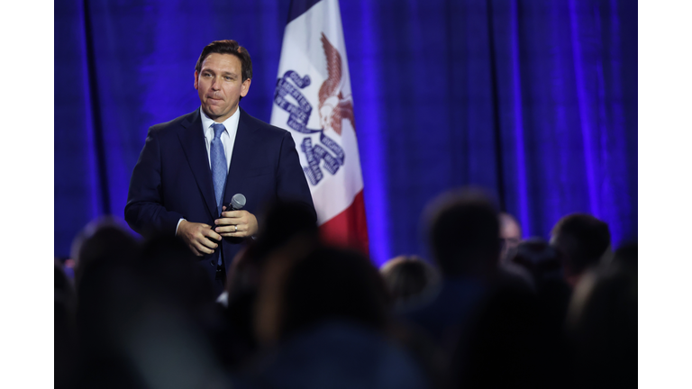 Florida Governor Ron DeSantis Speaks At The Freedom Blueprint In Iowa