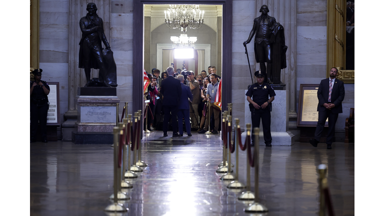President Biden Meets With Speaker McCarthy As Debt Ceiling Negotiations Continue