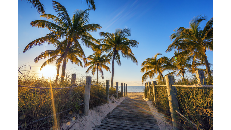 Famous passage to the beach