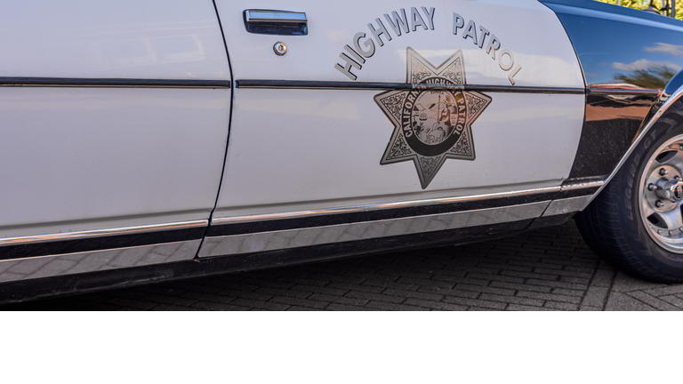 Highway patrol car