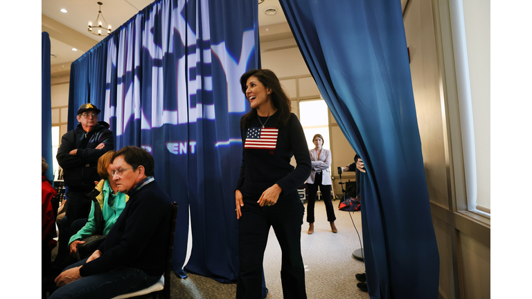 Presidential Candidate Nikki Haley Holds Town Hall In Bedford, New Hampshire