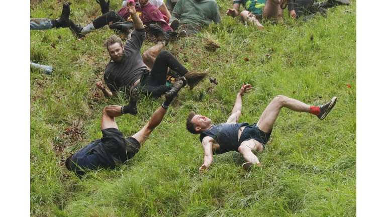 The Gloucestershire Cheese Rolling Event Celebrates The Queen's Platinum Jubilee