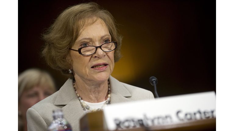 Former US First Lady Rosalynn Carter, wi