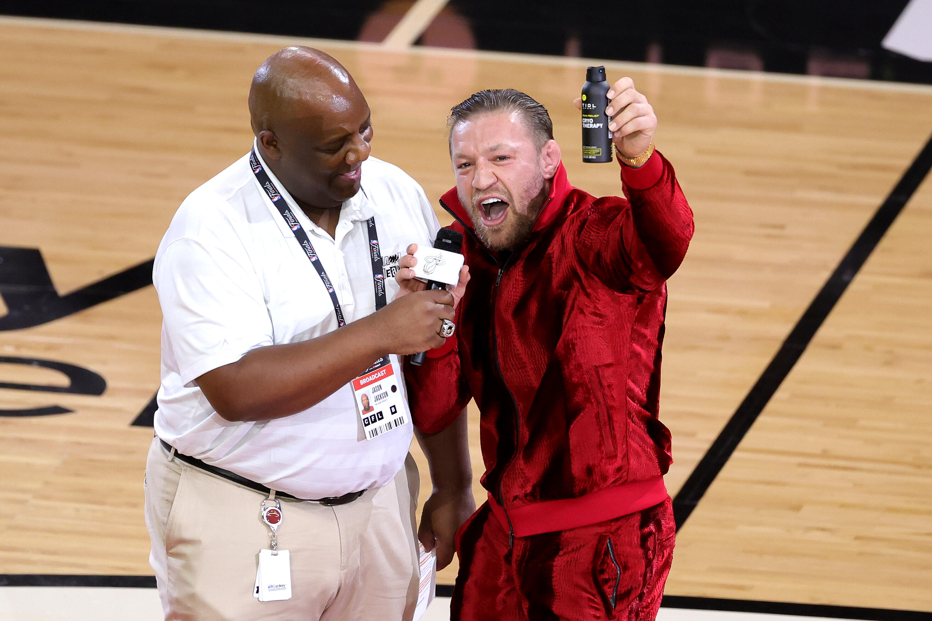 Conor McGregor's Punches Send Miami Heat Mascot To Emergency Room | IHeart