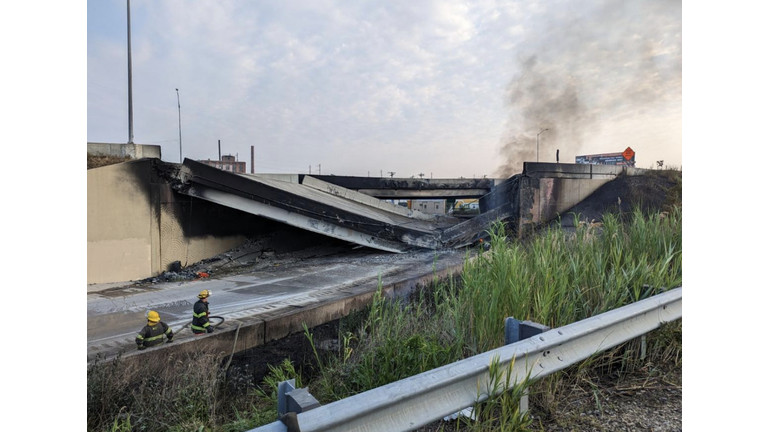 Section Of I-95 In Philadelphia Collapses After Tanker Fire