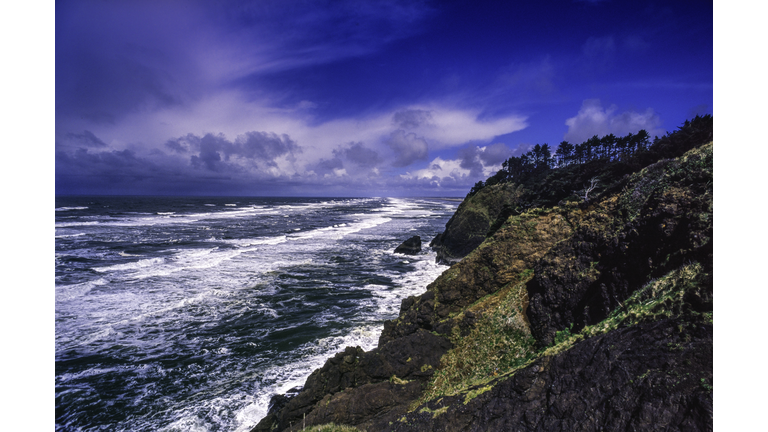 Washington state Coastline, Long Beach peninsula, Washington, USA